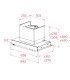 Teka Integra GFI 97350 EOS BK Campana invisible de 90 cm, con espacio para almacenamiento, Negro, Serie TOTAL