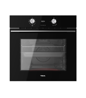 Teka HLB 8418 P BK Horno pirolítico multifunción con sistema EasySteam para cocinar al vapor, Negro, Serie MAESTRO