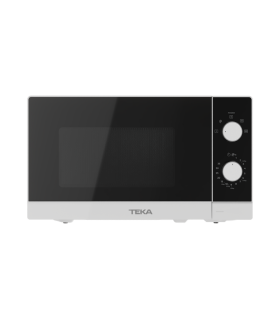 Teka MW FS20 WH Microondas de libre instalación con control mecánico y 20L, Blanco, Serie EASY