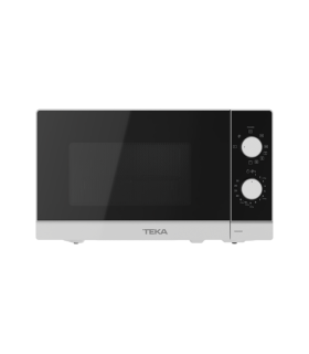 Teka MW FS20 G WH Microondas de libre instalación con control mecánico y 20L con función grill, Blanco, Serie EASY