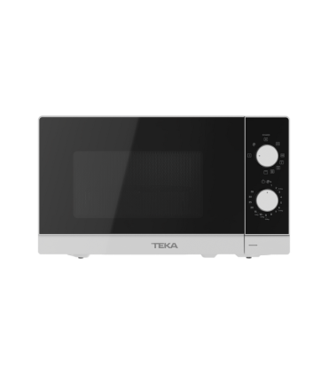 Teka MW FS20 G WH Microondas de libre instalación con control mecánico y 20L con función grill, Blanco, Serie EASY
