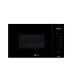 Teka ML 825 TFL BK Microondas de integración con control electrónico y 25L con función grill, Negro, Serie MAESTRO