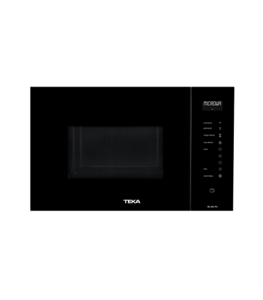 Teka ML 825 TFL BK Microondas de integración con control electrónico y 25L con función grill, Negro, Serie MAESTRO