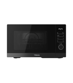 Teka HMWE FS23 GC BK AirFry Microondas de libre instalación de 23L con función grill y Airfry, Negro, Serie TOTAL