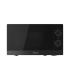 Teka MW FS20 G BK Microondas de libre instalación con control mecánico y 20L con función grill, Negro, Serie TOTAL