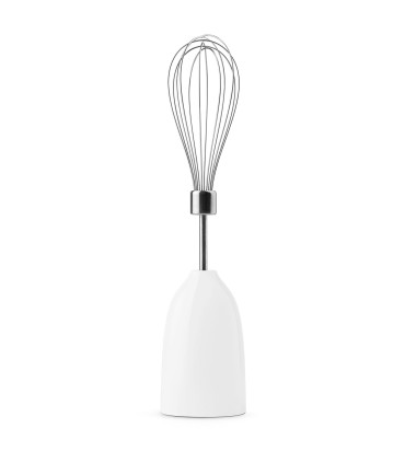 Smeg HBF03WHEU Batidora de mano con accesorios, 50's Style, Blanco