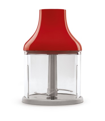 Smeg HBF03RDEU Batidora de mano con accesorios, 50's Style, Rojo