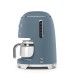 Smeg DCF02SBMEU Cafetera goteo, 50'Style, Azul Tormenta mate