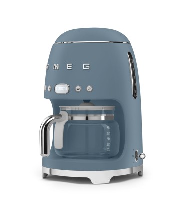 Smeg DCF02SBMEU Cafetera goteo, 50'Style, Azul Tormenta mate