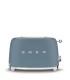 Smeg TSF01SBMEU Tostadora 2x2, 50's Style, Azul Tormenta Mate