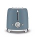 Smeg TSF01SBMEU Tostadora 2x2, 50's Style, Azul Tormenta Mate