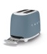 Smeg TSF01SBMEU Tostadora 2x2, 50's Style, Azul Tormenta Mate