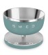 Smeg KSC01EGMWW Báscula de cocina, Estética Collezione, Verde esmeralda mate
