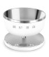 Smeg KSC01WHMWW Báscula de cocina, Estética Collezione, Blanco mate