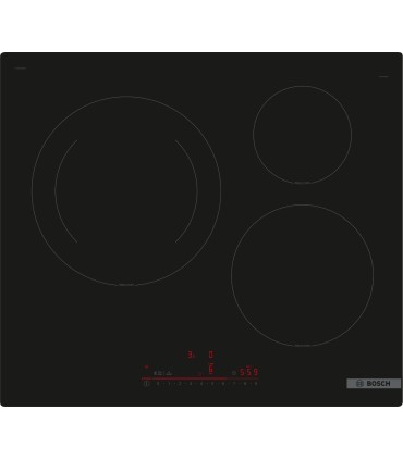 Bosch PIJ61RHB1E Serie 6, Placa de inducción, 60 cm, Negro, sin perfiles