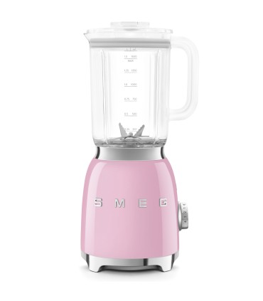 Smeg BLF03PKEU Batidora de vaso, 50's Style, Rosa