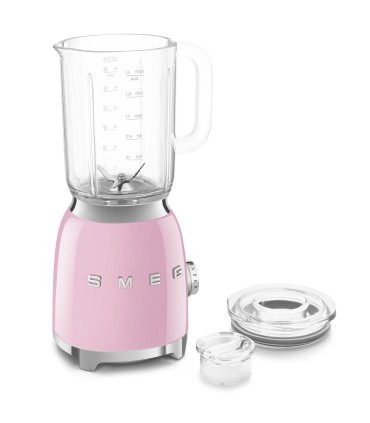 Smeg BLF03PKEU Batidora de vaso, 50's Style, Rosa