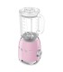 Smeg BLF03PKEU Batidora de vaso, 50's Style, Rosa