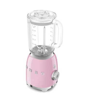 Smeg BLF03PKEU Batidora de vaso, 50's Style, Rosa