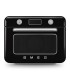 Smeg COF01BLEU Horno sobre encimera multifunción con vapor combinado, 50's Style, Negro