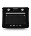 Smeg COF01BLEU Horno sobre encimera multifunción con vapor combinado, 50's Style, Negro