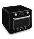 Smeg COF01BLEU Horno sobre encimera multifunción con vapor combinado, 50's Style, Negro
