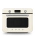 Smeg COF01CREU Horno sobre encimera multifunción con vapor combinado, 50's Style, Crema