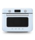 Smeg COF01PBEU Horno sobre encimera multifunción con vapor combinado, 50's Style, Azul