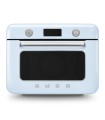Smeg COF01PBEU Horno sobre encimera multifunción con vapor combinado, 50's Style, Azul