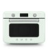 Smeg COF01PGEU Horno sobre encimera multifunción con vapor combinado, 50's Style, Verde