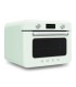 Smeg COF01PGEU Horno sobre encimera multifunción con vapor combinado, 50's Style, Verde