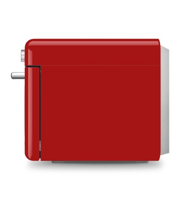 Smeg COF01RDEU Horno sobre encimera multifunción con vapor combinado, 50's Style, Rojo