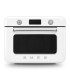 Smeg COF01WHEU Horno sobre encimera multifunción con vapor combinado, 50's Style, Blanco
