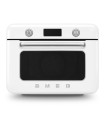 Smeg COF01WHEU Horno sobre encimera multifunción con vapor combinado, 50's Style, Blanco