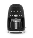 Smeg DCF02BLMEU Cafetera goteo, 50'Style, Negro Mate