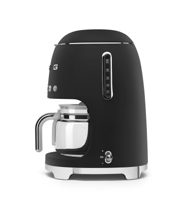 Smeg DCF02BLMEU Cafetera goteo, 50'Style, Negro Mate