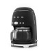 Smeg DCF02BLMEU Cafetera goteo, 50'Style, Negro Mate