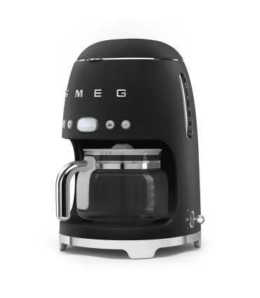Smeg DCF02BLMEU Cafetera goteo, 50'Style, Negro Mate