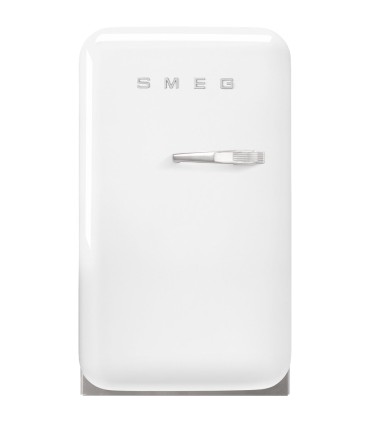 Smeg FAB5LWH6 Frigorífico monopuerta 50's Style, Estático, Bisagras izquierda, Blanco, 72,5 x 40,4 cm