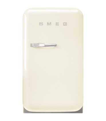 Smeg FAB5RCR6 Frigorífico monopuerta 50's Style, Estático, Bisagras derecha, Crema, 72,5 x 40,4 cm