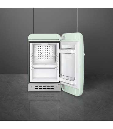 Smeg FAB5RPG6 Frigorífico monopuerta 50's Style, Estático, Bisagras derecha, Verde agua, 72,5 x 40,4 cm