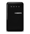 Smeg FAB10HLBL6 Frigorífico monopuerta 50's Style, Estático, Bisagras izquierda, Negro, 97 x 54,5 cm
