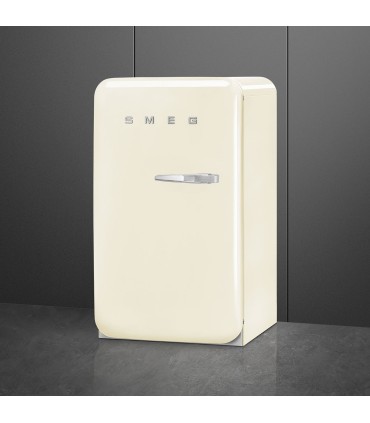 Smeg FAB10HLCR6 Frigorífico monopuerta 50's Style, Estático, Bisagras izquierda, Crema, 97 x 54,5 cm