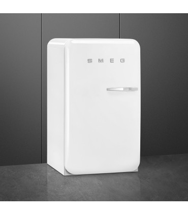 Smeg FAB10HLWH6 Frigorífico monopuerta 50's Style, Estático, Bisagras izquierda, Blanco, 97 x 54,5 cm