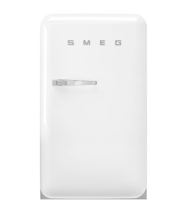 Smeg FAB10HRWH6 Frigorífico monopuerta 50's Style, Estático, Bisagras derecha, Blanco, 97 x 54,5 cm