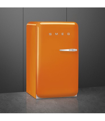 Smeg FAB10LOR6 Frigorífico monopuerta 50's Style, Estático, Bisagras derecha, Negro, 97 x 54,5 cm