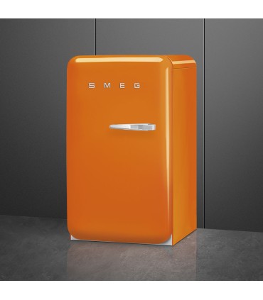 Smeg FAB10LOR6 Frigorífico monopuerta 50's Style, Estático, Bisagras derecha, Negro, 97 x 54,5 cm