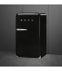 Smeg FAB10RBL6 Frigorífico monopuerta 50's Style, Estático, Bisagras derecha, Negro, 97 x 54,5 cm