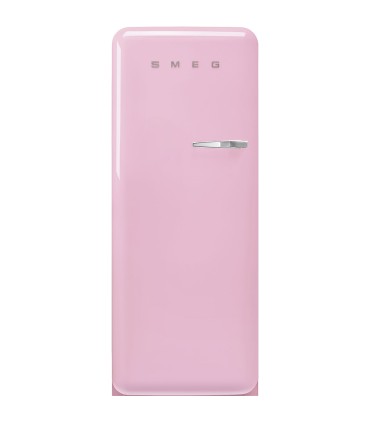 Smeg FAB28LPK6 Frigorífico monopuerta 50's Style, Ventilado, Bisagras izquierda, Rosa, 153 x 60,1 cm