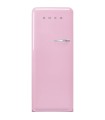 Smeg FAB28LPK6 Frigorífico monopuerta 50's Style, Ventilado, Bisagras izquierda, Rosa, 153 x 60,1 cm